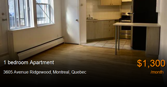 3605 avenue ridgewood, montreal - Apartment for Rent