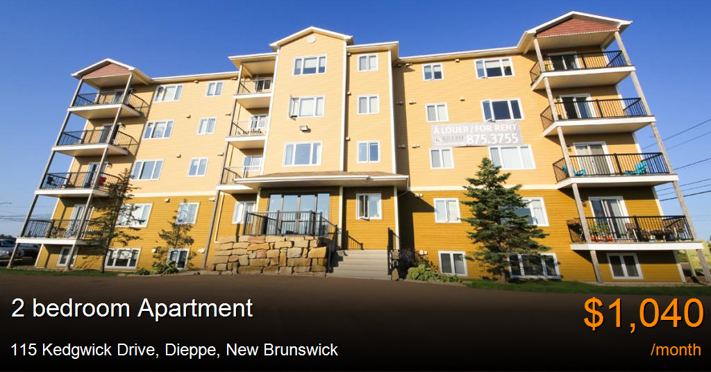 115 Kedgwick Drive, Dieppe Apartment for Rent B20243