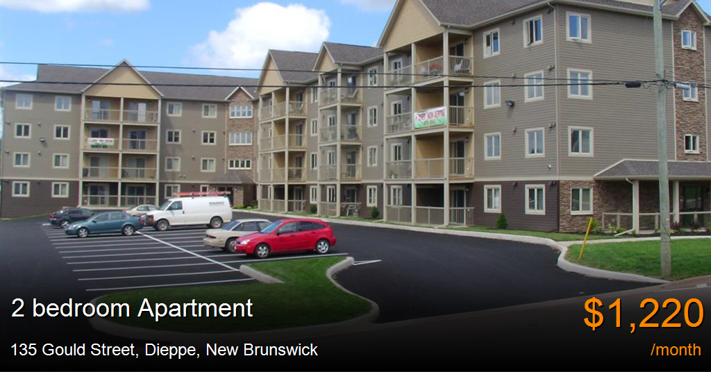 135 Gould Street, Dieppe Apartment for Rent B20267