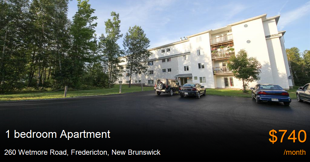 260 Wetmore Road, Fredericton Apartment for Rent B20285