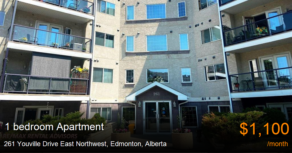 261 youville drive east northwest, edmonton Apartment for Rent