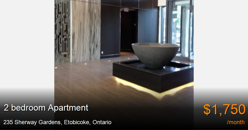 235 sherway gardens, etobicoke Apartment for Rent