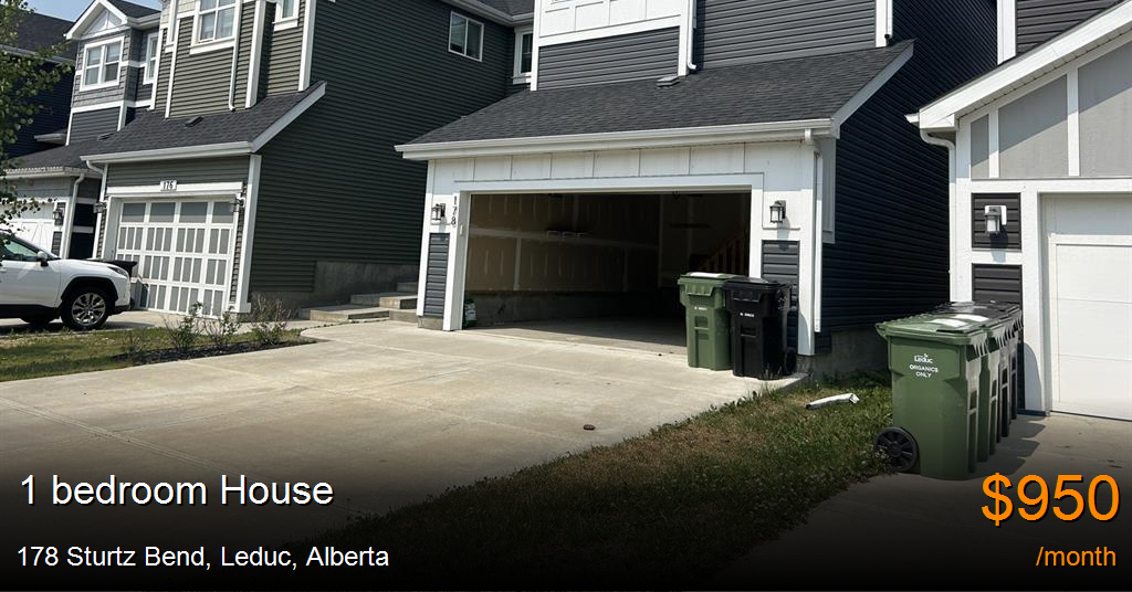 178 Sturtz Bend, Leduc House for Rent B206586