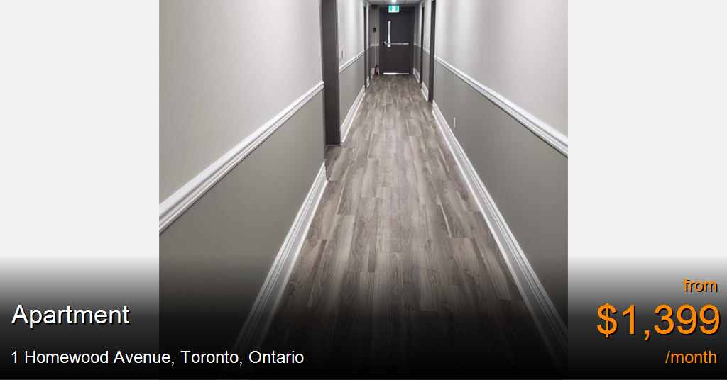 1 homewood avenue, toronto Apartment for Rent
