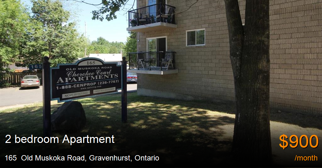 165 old muskoka road, gravenhurst Apartment for Rent