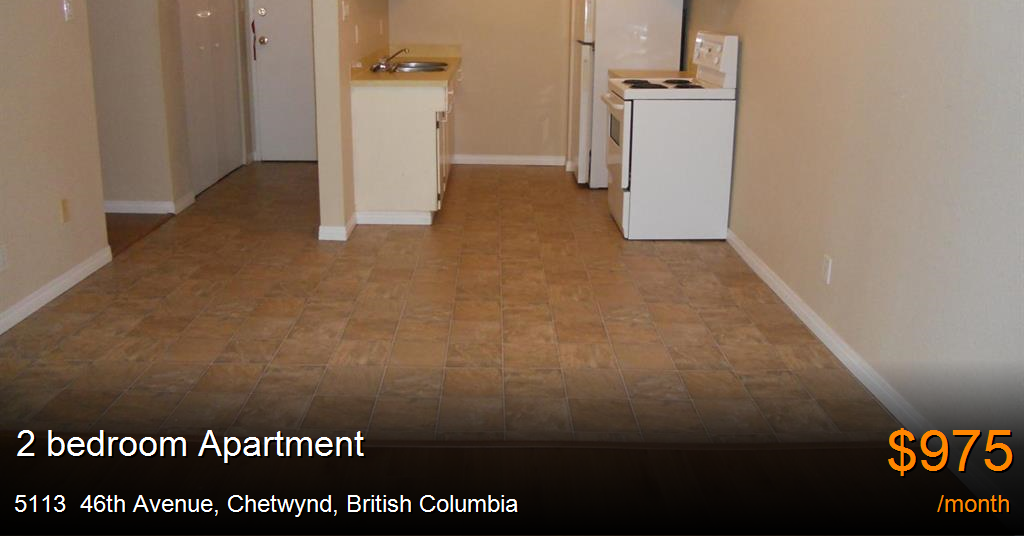 5113 46th avenue, chetwynd Apartment for Rent