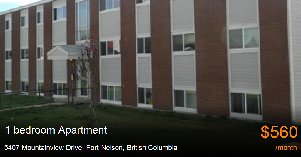 5407 mountainview drive, fort nelson Apartment for Rent