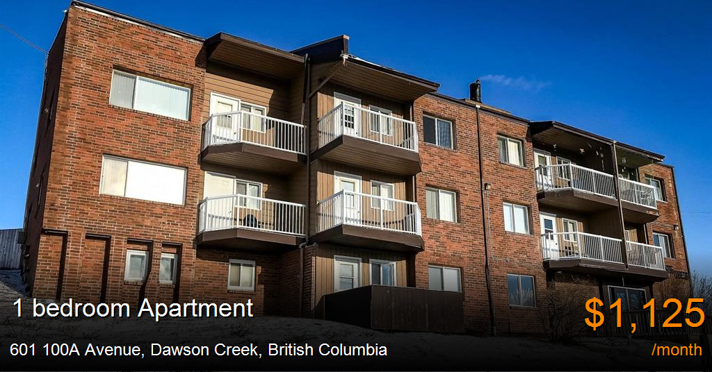 601 100A Avenue, Dawson Creek Apartment for Rent