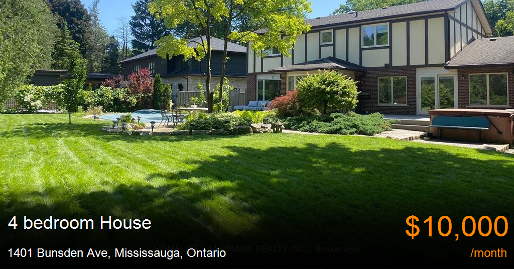 1401 bunsden ave, mississauga House for Rent