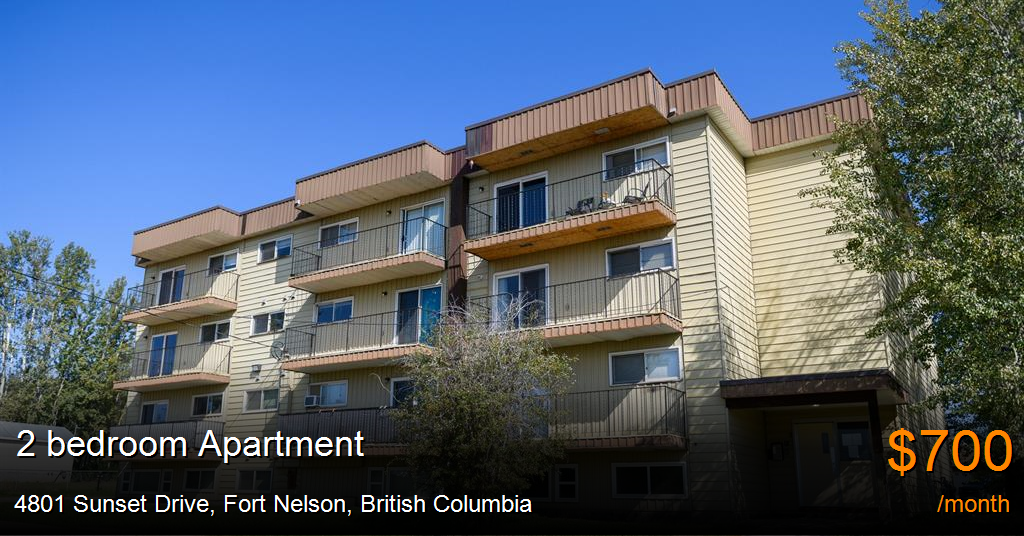 4801 Sunset Drive, Fort Nelson Apartment for Rent
