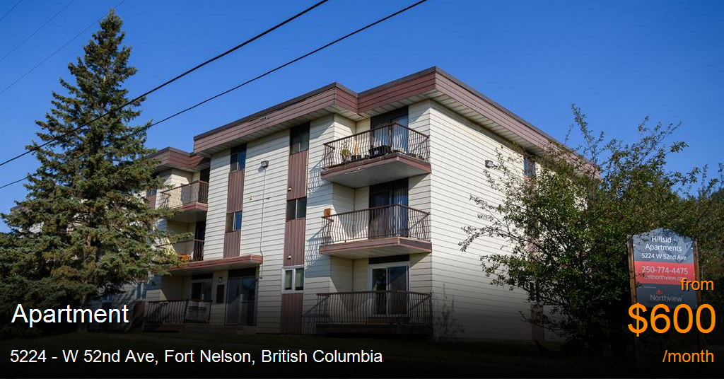 5224 52nd avenue w, fort nelson Apartment for Rent