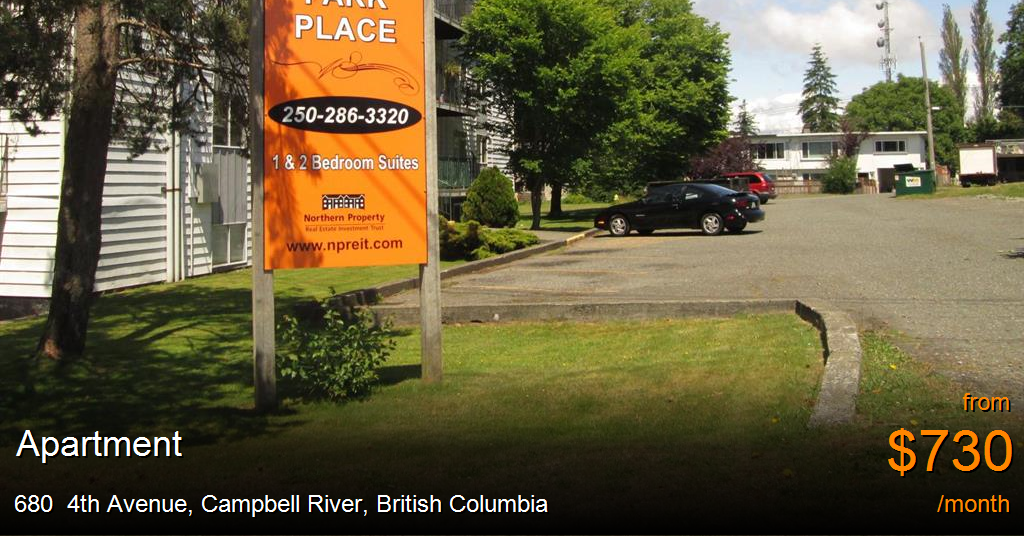 680 4th avenue, campbell river Apartment for Rent