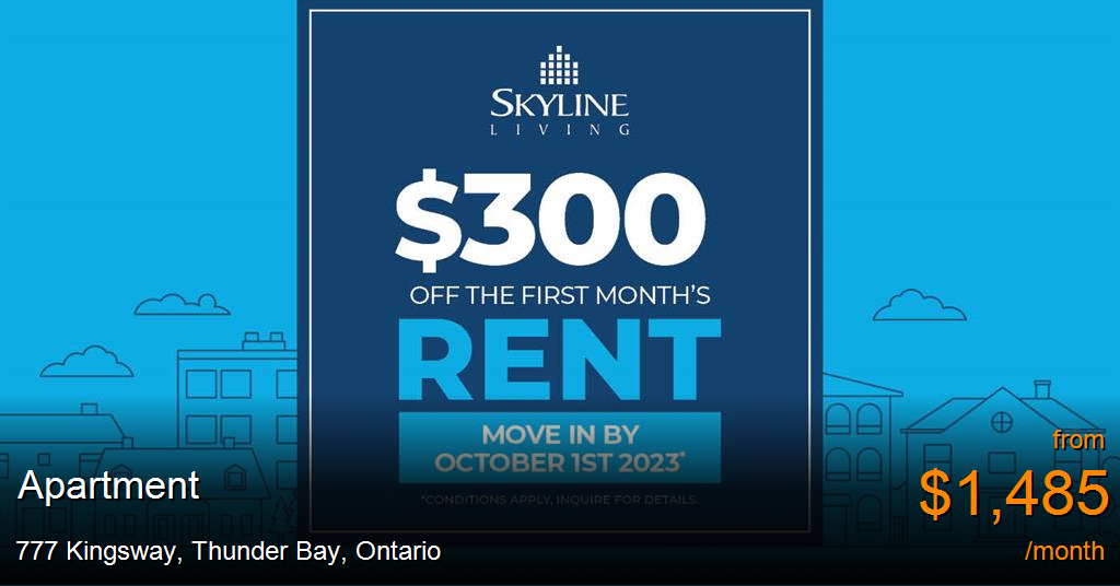 777 kingsway, thunder bay Apartment for Rent