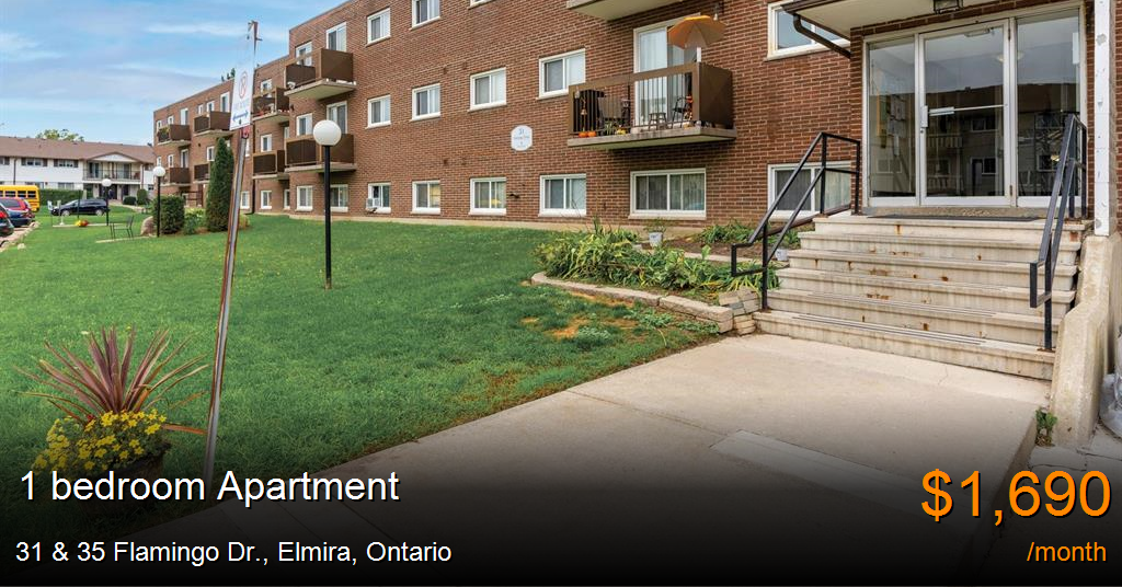 31 & 35 flamingo dr., elmira Apartment for Rent