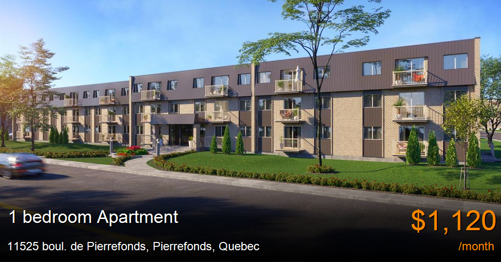 11525 boul. de pierrefonds, pierrefonds Apartment for Rent