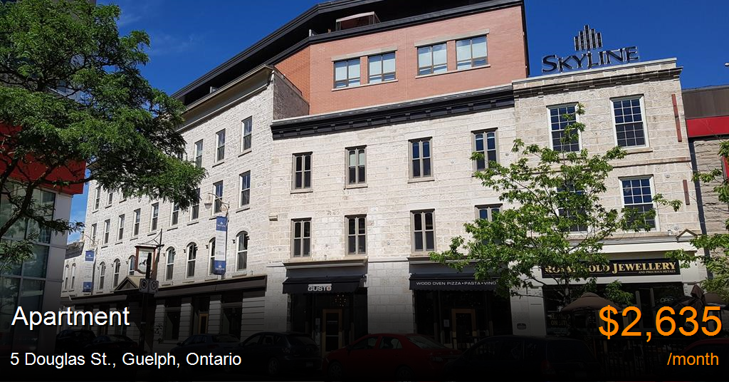 5 douglas st., guelph Apartment for Rent