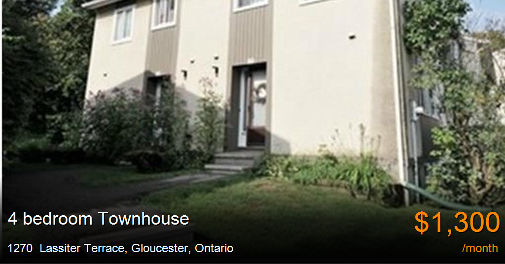 1270 lassiter terrace, gloucester Townhouse for Rent