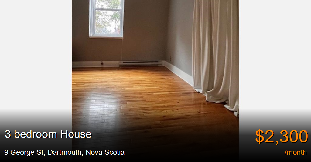 9 st, dartmouth House for Rent