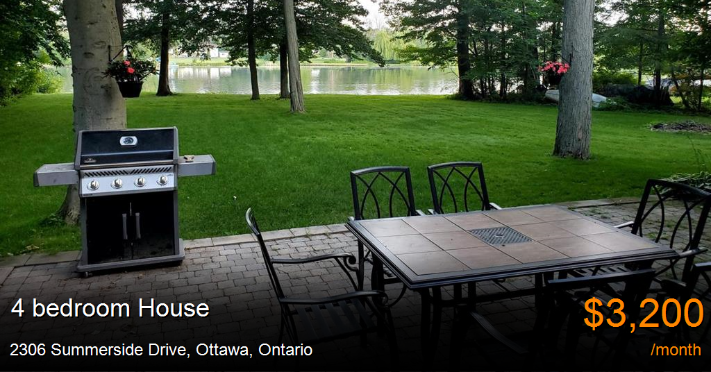 2306 summerside drive, ottawa House for Rent