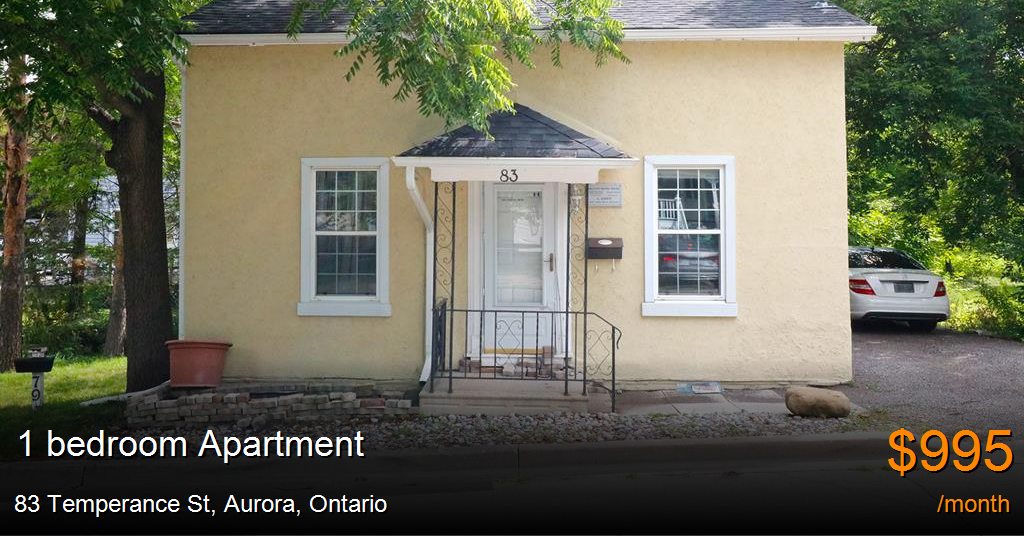 83 temperance st, aurora Apartment for Rent