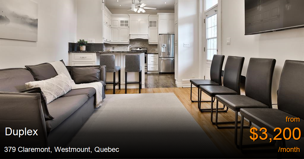 379 claremont, westmount Duplex for Rent