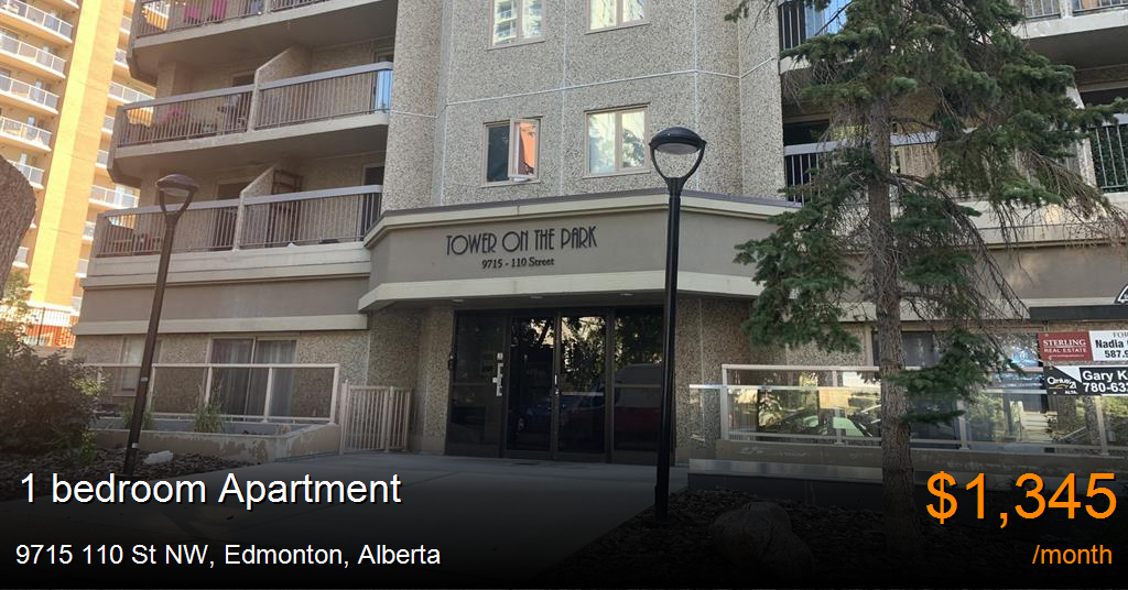 9715 110 st nw, edmonton Apartment for Rent