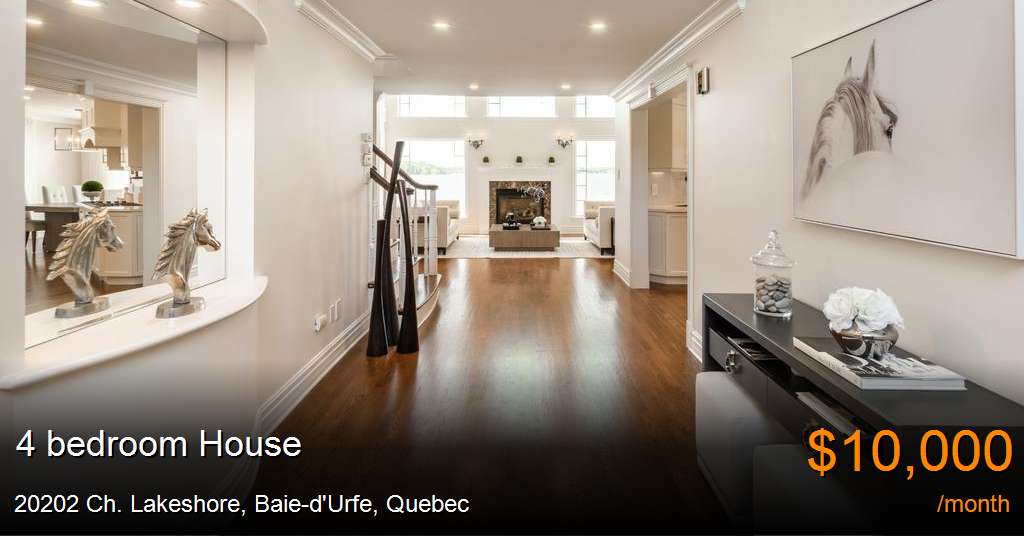 20202 ch. lakeshore, baied'urfe House for Rent