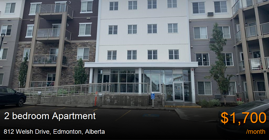 812 welsh drive, edmonton Apartment for Rent