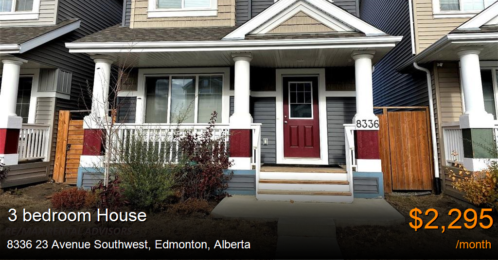 8336 23 avenue southwest, edmonton House for Rent