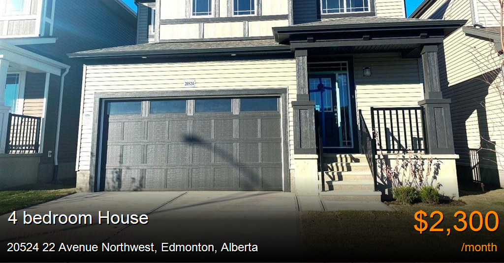 20524 22 avenue northwest, edmonton House for Rent