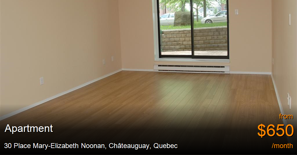 30 place maryelizabeth noonan, châteauguay Apartment for Rent