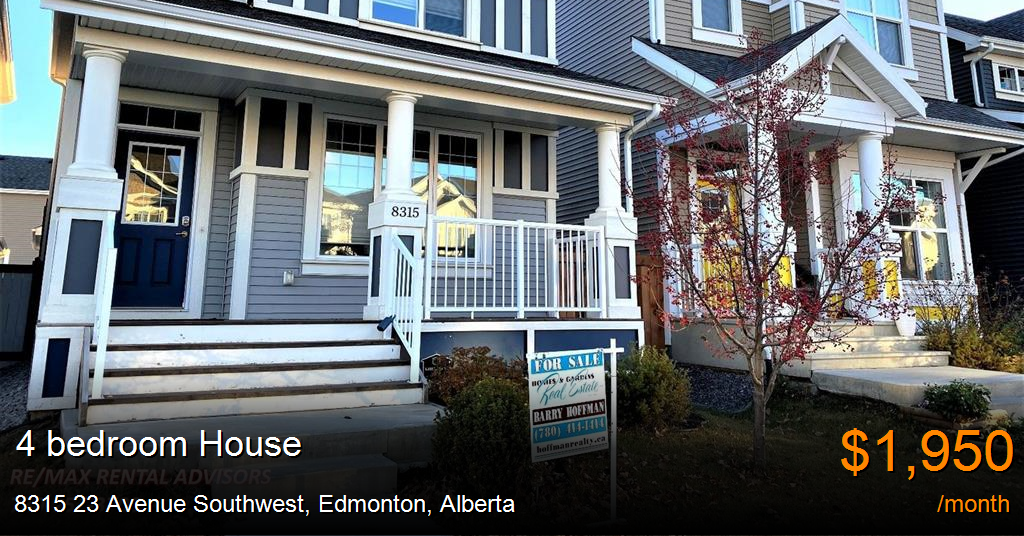 8315 23 avenue southwest, edmonton House for Rent