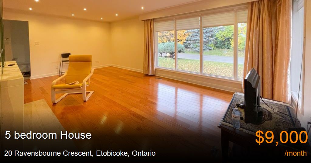 20 ravensbourne crescent, etobicoke House for Rent