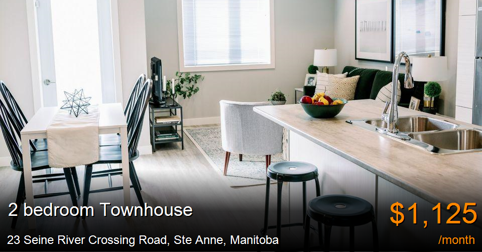 23 seine river crossing road, ste anne Townhouse for Rent