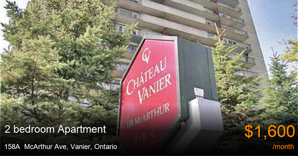 158a mcarthur ave, vanier Apartment for Rent