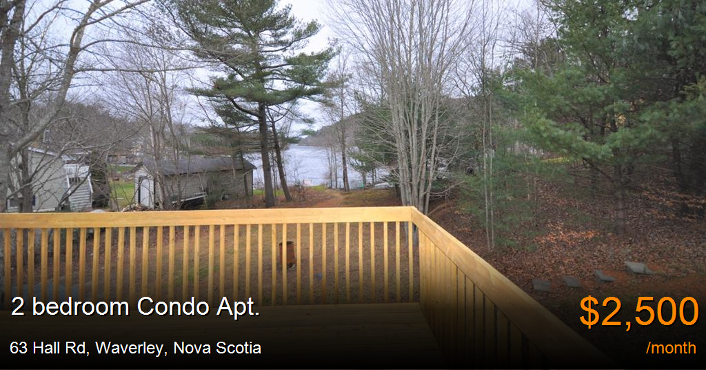 63 Hall Rd, Waverley Condo Apt. for Rent B253701