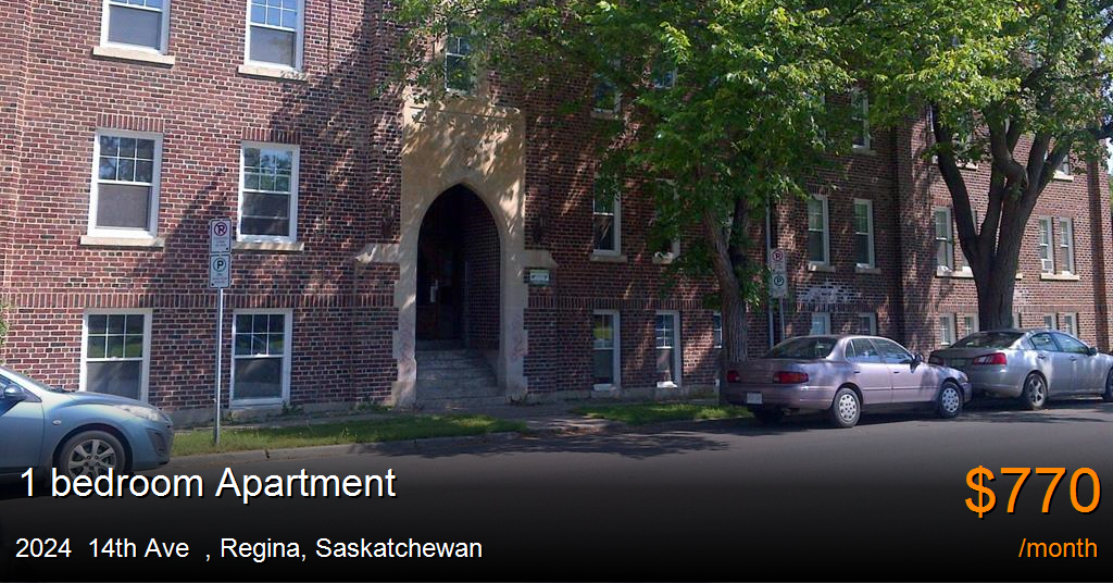 2024 14th ave, regina Apartment for Rent
