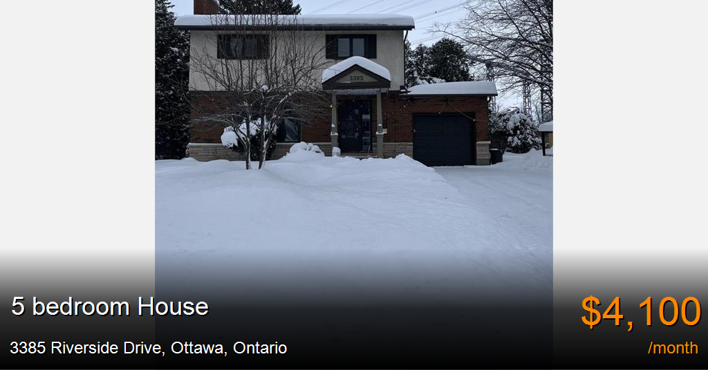 3385 riverside drive, ottawa House for Rent