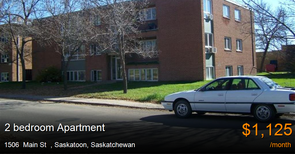 1506 main st, saskatoon Apartment for Rent