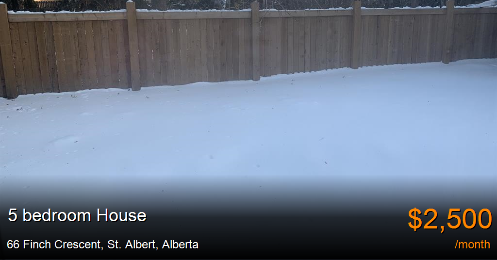 66 finch crescent, st. albert House for Rent