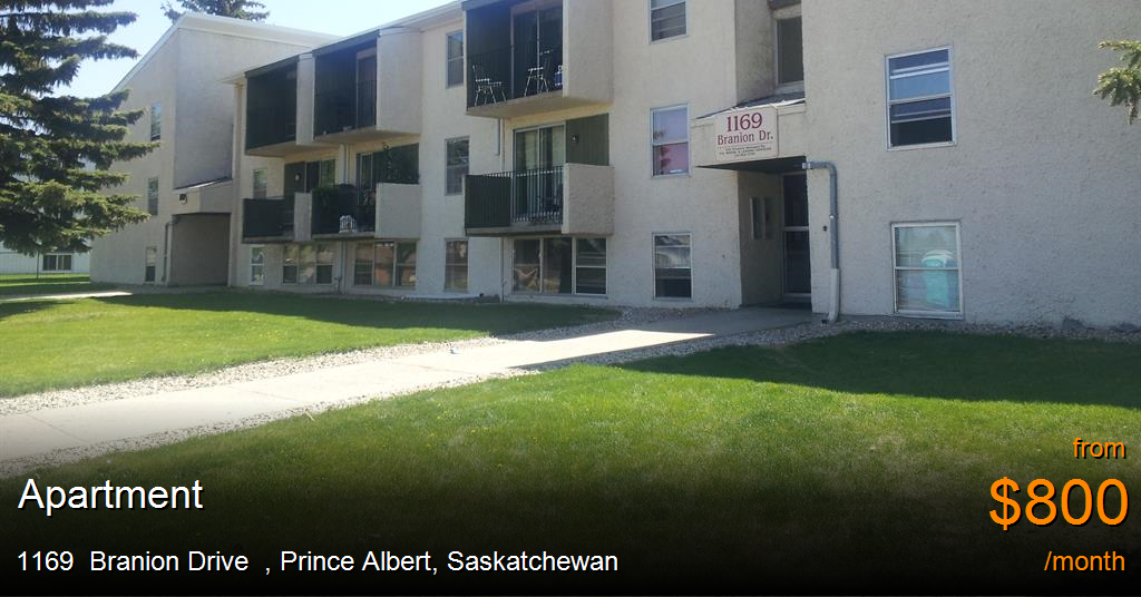 1169 branion drive, prince albert Apartment for Rent