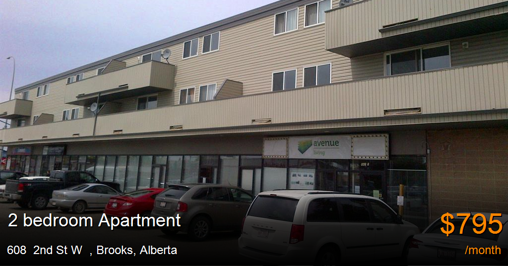 608 2nd st w, brooks Apartment for Rent
