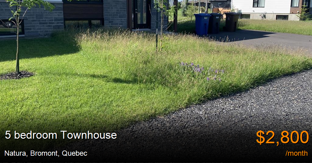 natura, bromont Townhouse for Rent