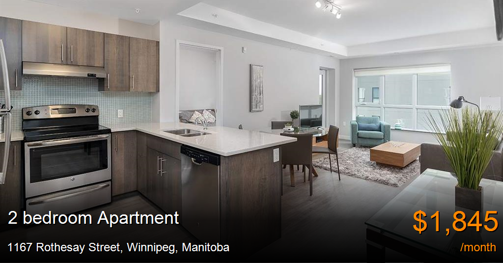 rothesay street, winnipeg Apartment for Rent