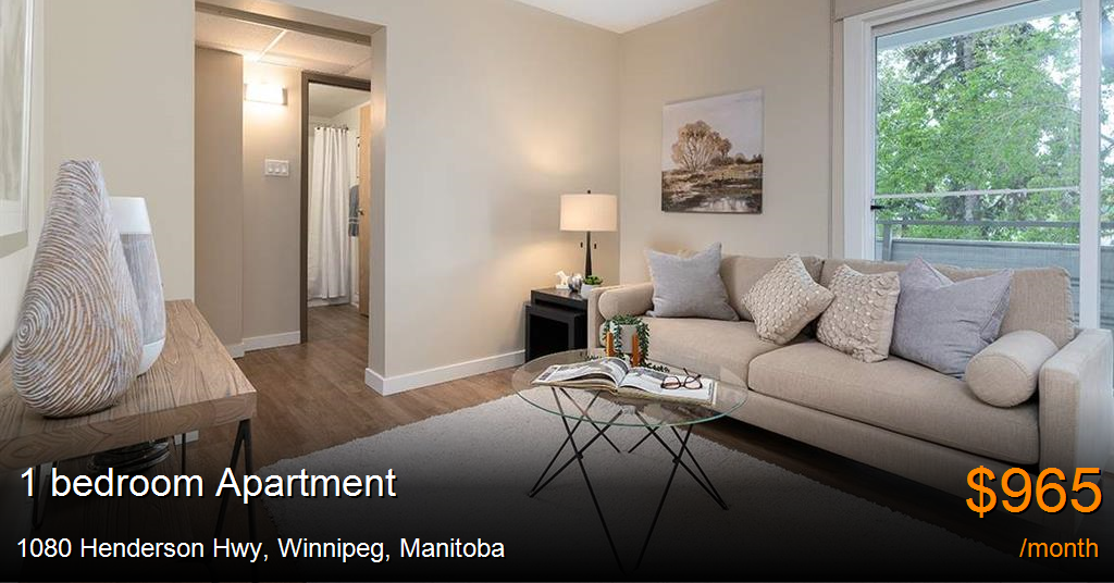 1080 henderson hwy, winnipeg Apartment for Rent