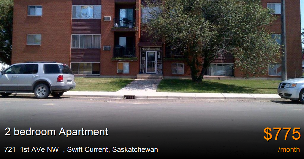 721 1st ave nw, swift current Apartment for Rent