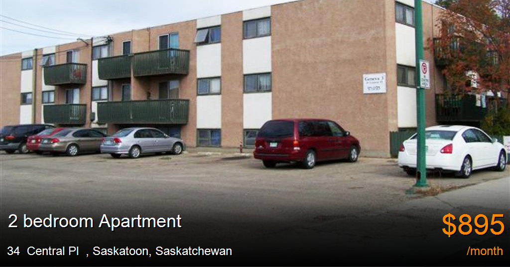 34 central pl, saskatoon Apartment for Rent