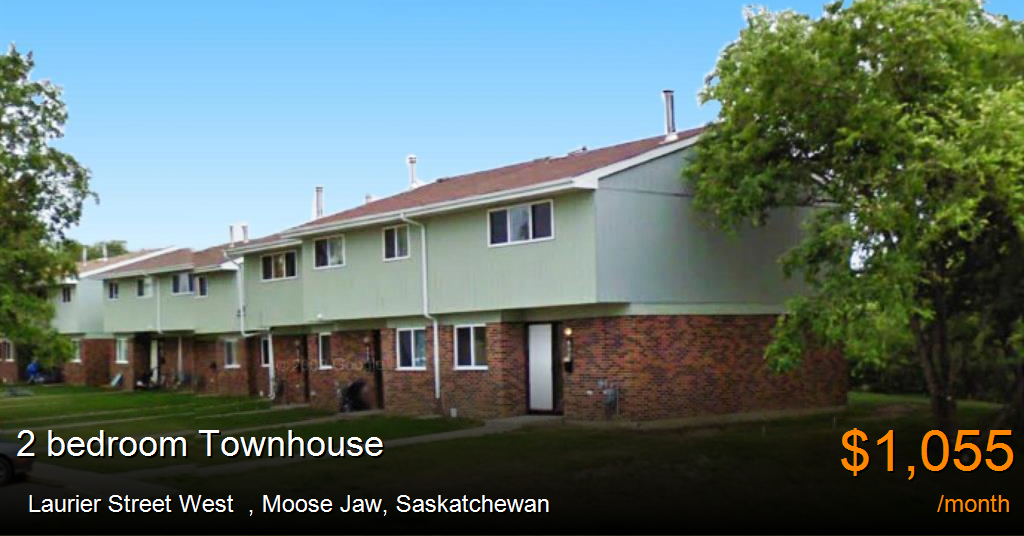 laurier street west, moose jaw Townhouse for Rent