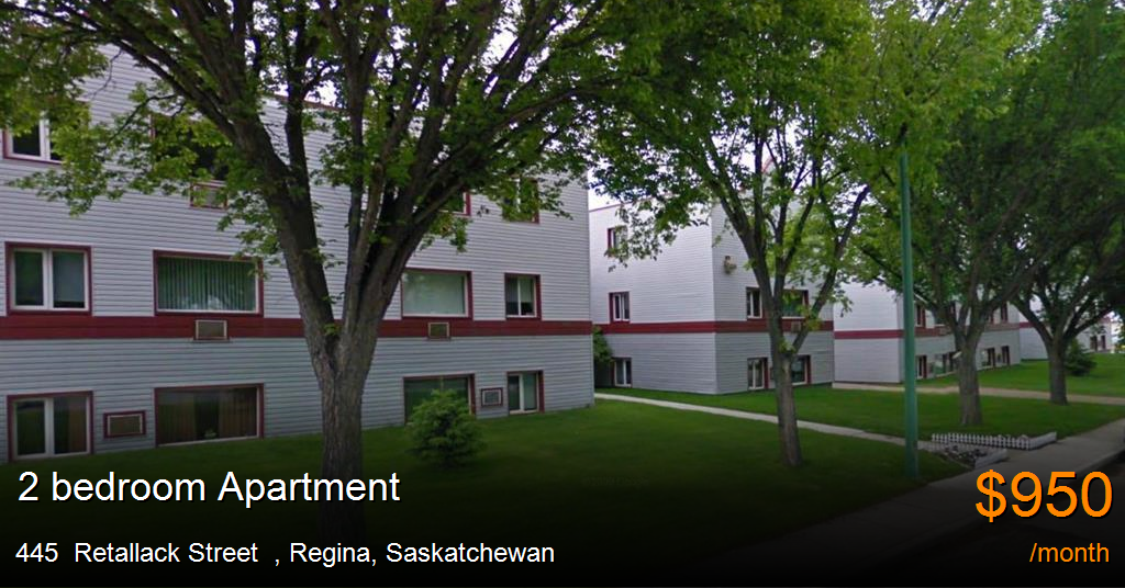 445 retallack street, regina Apartment for Rent
