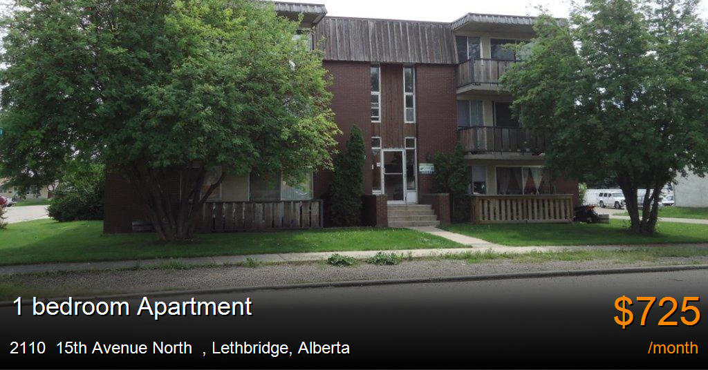 2110 15th avenue north, lethbridge Apartment for Rent